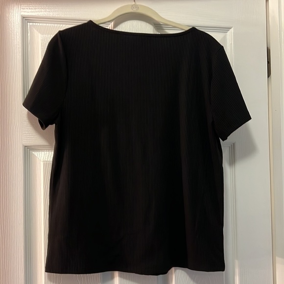 Ann Taylor Factory Button down tee size medium - Picture 3 of 4